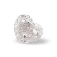 0.51 Ct Natural Heart Diamond Very Light Pinkish Brown I1 Loose GIA Certified 3380.00 per carat