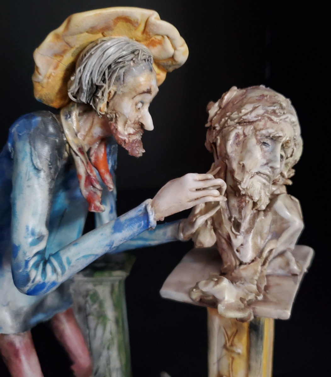 Lo Scricciolo イタリア製　T.Moretto 磁器人形　オブジェ Lo Scricciolo SIGNED Toni Moretto Figurine ITALY VINTAGE | eBay