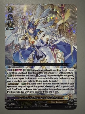 CARDFIGHT VANGUARD FATED ONE OF SACRED TIME LIAEL=DRACONIS DZ-BT10/010EN RRR