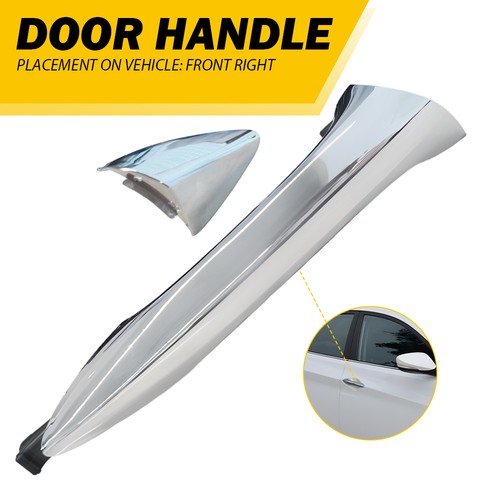 Manija de puerta exterior exterior del lado del pasajero delantero para Hyundai Elantra 2011-2016