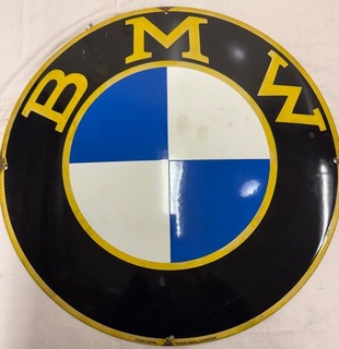 Emailschild BMW BMW Vorkrieg Emailleschild