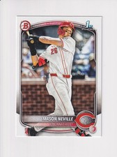 2025 Bowman DRAFT ROOKIE RC 1st BOWMAN MASON NEVILLE 22 CARD Lot