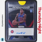 2023 PANINI PRIZM #RP-SAS MARCUS SASSER ROOKIE PENMANSHIP AUTO RC