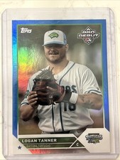 2023 Topps Pro Debut - Logan Tanner #PD-52 Blue Foil Autographs /150 (AU, RC)