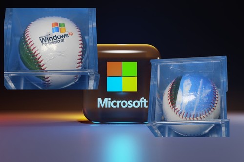Microsoft Baseball XP Windows Professional Baseball Ball Sealed Ball