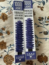 Lot of 2 HARD CANDY 1000 LASHES FIBERIZED LASH WEAVE MASCARA 1250 ELECTRIC BLUE