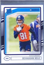 2024 Donruss Devaughn Vele RC #395 Broncos