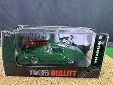 STEVE MCQUEEN 1968 MUSTANG GT BULLITT Greenlight DIECAST 1:43 New, Open Box