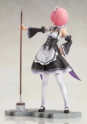 21cm Re:Zero Ram Maid Ver. Anime Figure - Twin Statue Set, Fans Collection