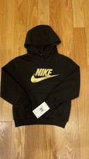 Nike Kids Sportswear Club Fleece Logo Pullover Hoodie Size 6