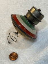 Vintage 30s Gibbs Spinning Top bounce top with spring