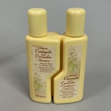 Vintage M&S St Michael Camomile & Cucumber Shampoo & Conditioner Set - 1987