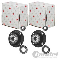 2X NK RADLAGER-SATZ Hinten Passend FÜR CitroËN C4 Peugeot 307 Links+Rechts |