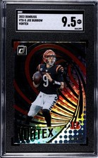 2022 Panini Donruss - Vortex #VTX-5 Joe Burrow SGC 9.5 Low Pop 5