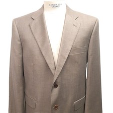 Ermenegildo Zegna Cloth Saks 5th Ave Brown 46 R Wool Sport Jacket Coat Blazer