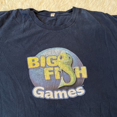 Big Fish Games Tshirt Size L/XL Video Games RARE Y2K