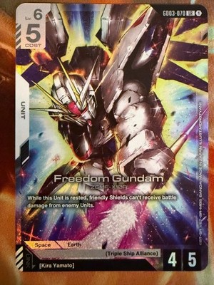 Freedom Gundam GD03-070 LR - Steel Requiem - Gundam TCG