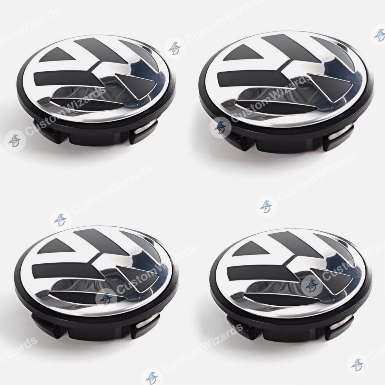 New Volkswagen x4 65mm 2.5 Wheel Cap 3B7601171 Fits Jetta Passat Golf CC Tiguan