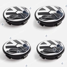 New Volkswagen x4 65mm 2.5 Wheel Cap 3B7601171 Fits Jetta Passat Golf CC Tiguan