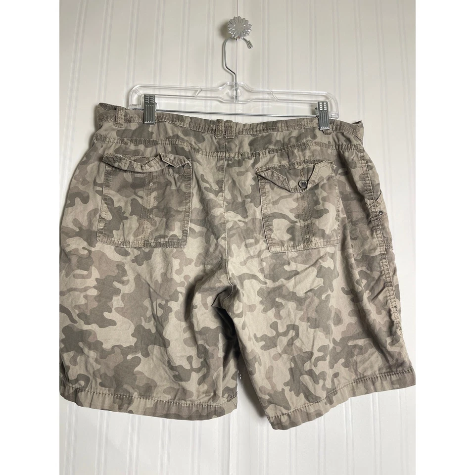 Pantalones Cortos Faded Glory Camuflaje Carga Y2K Para Mujer Talla 12 Verde Urbano Años 90 Grunge Foto 4 de 4