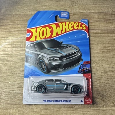Hot Wheels Nightburnerz '20 Dodge Charger Hellcat Gray 1:64 Diecast Unopened