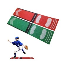 Softball Pitching Mat Wear Resistant Portable Auxiliary Tool for Batting Stan...