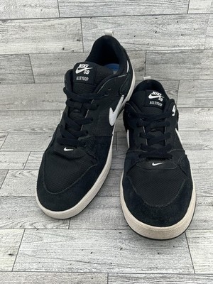 Nike SB Alleyoop Shoes Mens Size 8 Black White Skateboarding  display picture 2