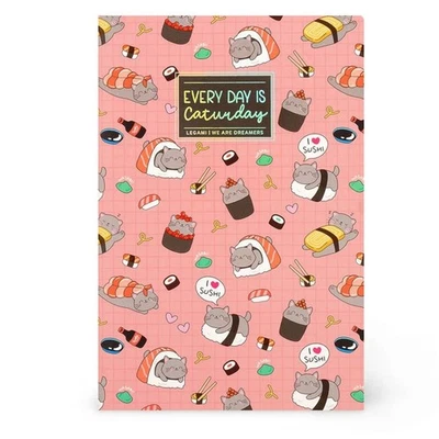 LEGAMI NOTIZBUCH LINIERT A5 SUSHI CAT NEU