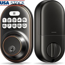 Keyless Deadbolt Lock Electronic Keypad Auto Lock Anti-Peeking Water Resistant