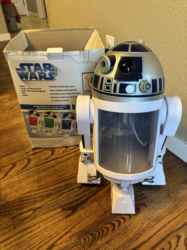 Vintage 2008 Star Wars R2-D2 Fish Tank Aquarium - COMPLETE & FULLY WORKING!