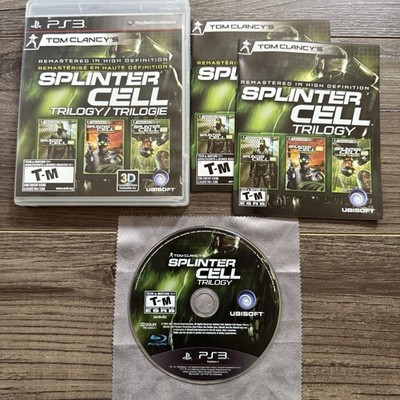 Splinter Cell Classic Trilogy HD (PlayStation 3, 2011) Complete PS3 Mint Disc
