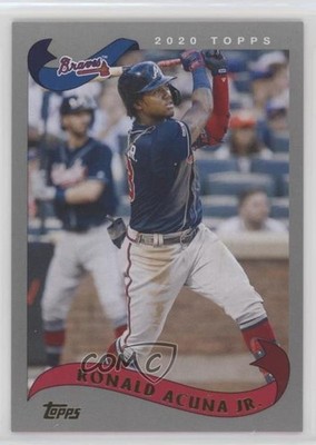2020 Topps Archives 2002 Topps Silver 91/99 Ronald Acuna Jr #241 o7m