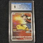 Pokémon Red's Pikachu 270/SM-P Japanese CGC 9 Mint Subgrades 2018 TCG