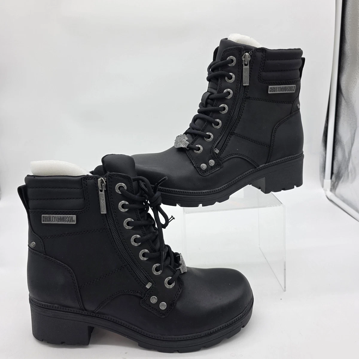 Harley-Davidson Black Combat Moto Boots Size 10 BAB7366A Amazon.com: Harley-Davidson Men main image 3