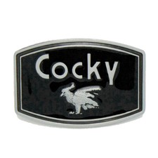 Cocky Belt Buckle Western Cowboy Native American Motorcyclist CKY-01-B