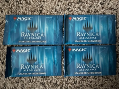 mtg ravnica allegiance booster box Theme Display blackout Hong Kong Magic The Gathering Ravnica Remastered