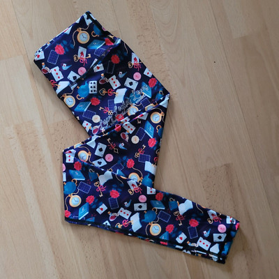 Lucy Locket Loves Activewear Full Length Leggings XXS 6 Alice's Adventure BNWT