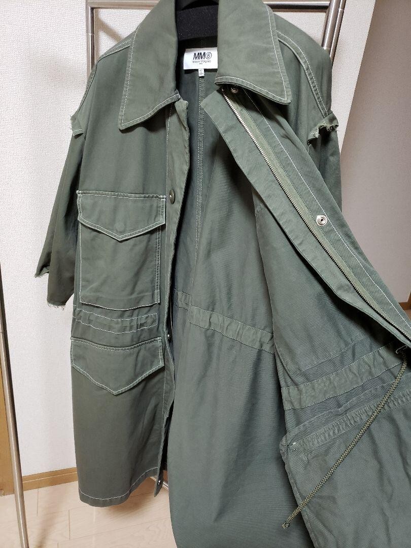 MM6 ミリタリーオーバーサイズジャケット (size38) MM6 ミリタリーオーバーサイズジャケット (size38) - メルカリ