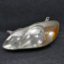 2003-2004 Toyota Corolla Lh Drivers Side Headlight Headlamp Greasy Oem 72567 2003-2004 Toyota Corolla Lh Drivers Side Headlight Headlamp Greasy Oem 72567