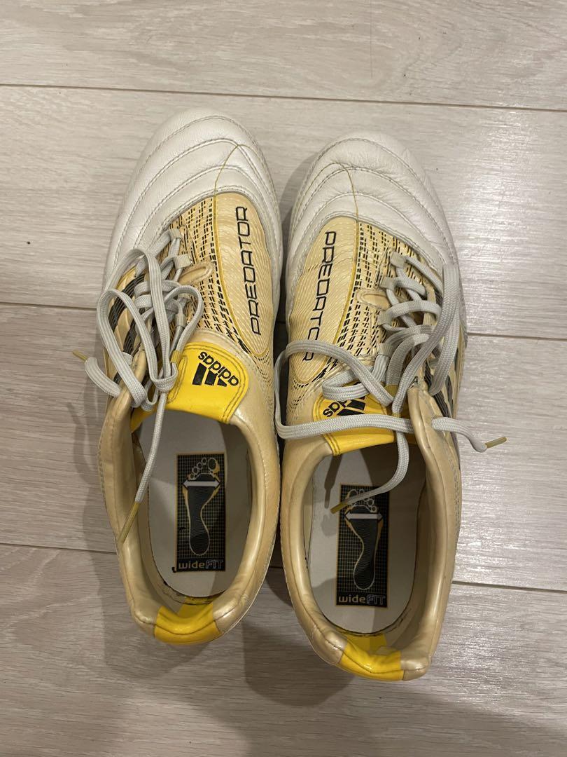 Adidas Predator X TRX AG G04243 US 9.5 White/Yellow/Black