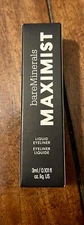 bareMinerals MAXIMIST Liquid Eyeliner MAXIMUM BLACK Waterproof 0.101 fl.oz