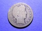 1901-O Barber Quarter  AG/Fair