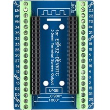 for ESP32 Breakout GPIO Expansion Board 3.5mm 0.14" Pitch Terminal for 0.9" o...