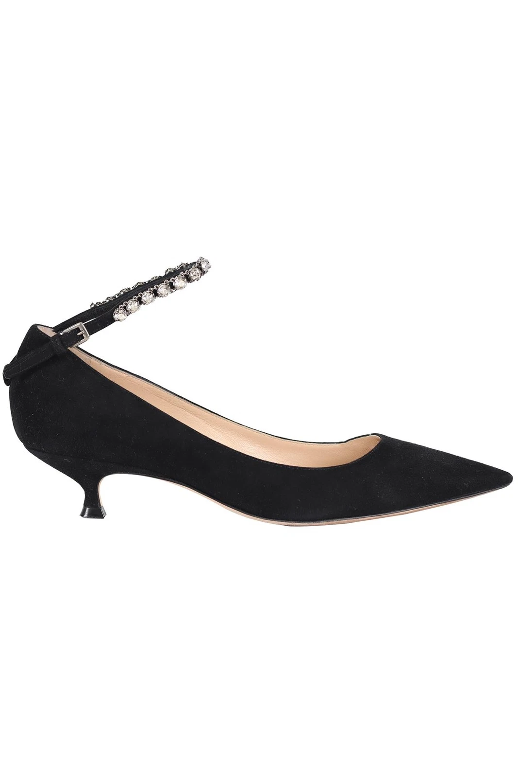 ESCARPINS CHRISTIAN DIOR CRISTAL ET DAIM EU 37 UK 4 US 7