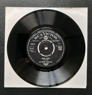 LOS INDIOS TABAJARAS ~ MARIA ELENA / JUNGLE DREAM ~ 1963 UK 7'' SINGLE ~ RCA 1365