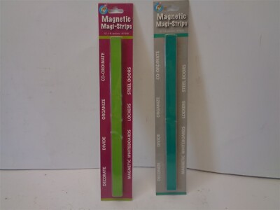 Ashley Productions Lime Green & Turquoise Magi Strips. 1 pack of each