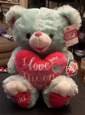 Way To Celebrate 2020 Sweetheart Teddy Bear, Mint, 19"