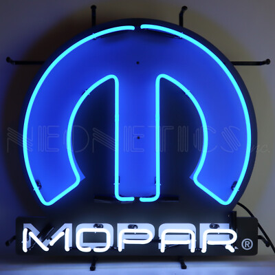 Mopar Omega Neon Sign - Parts & Accessories - Chrysler - Dodge - Hemi