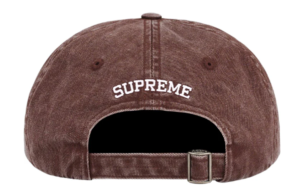 Supreme Pigment Print S Logo 6-Panel Hat Cap Brown FW23 100 Supreme Pigment Print S Logo 6-Panel Hat Cap Brown FW23 100