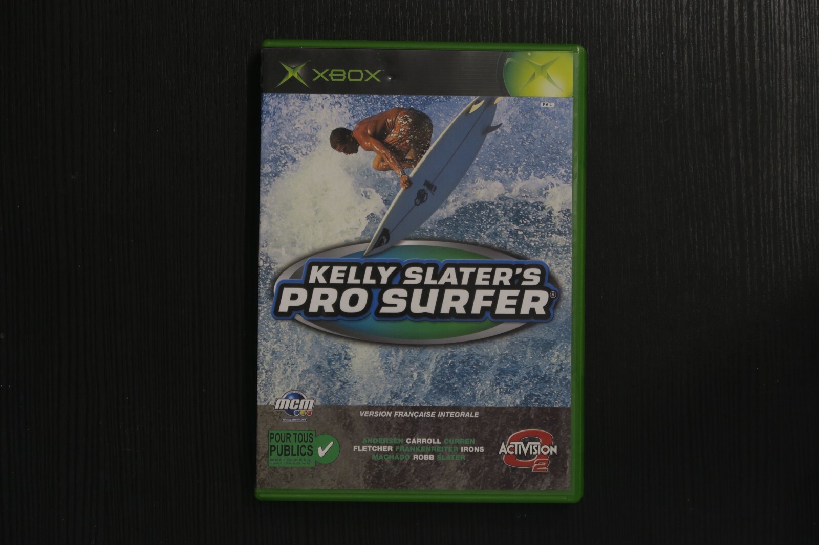 Kelly slater's pro surfer Xbox sans notice PAL FR